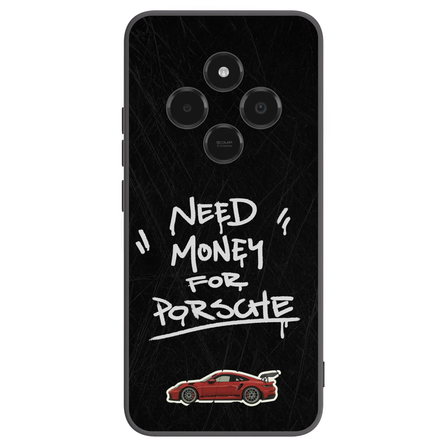 Picasee crna silikonska maskica za Xiaomi Poco C75 - Dark Racer