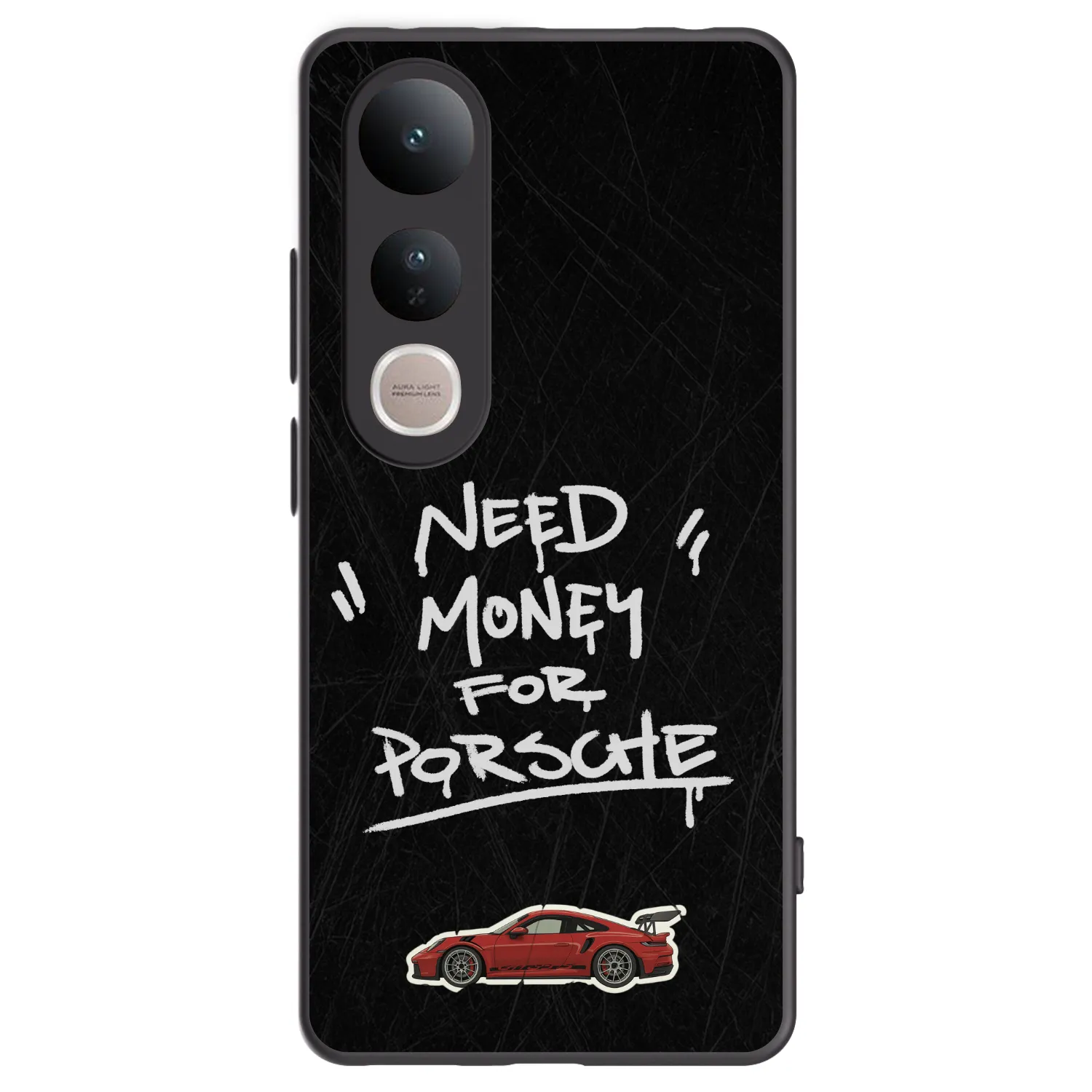 Picasee crna silikonska maskica za Vivo V50 Lite 5G - Dark Racer