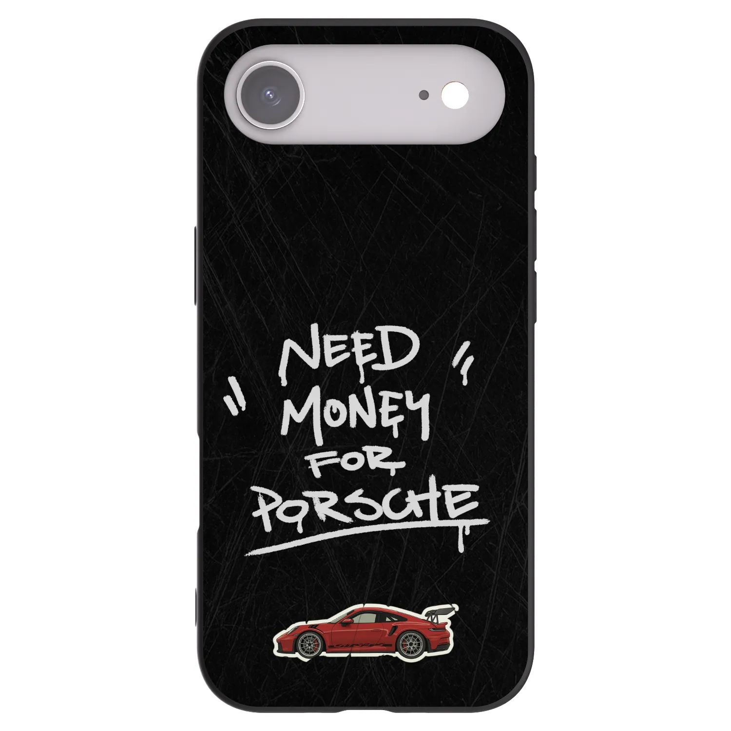 Picasee crna silikonska maskica za Apple iPhone Air - Dark Racer