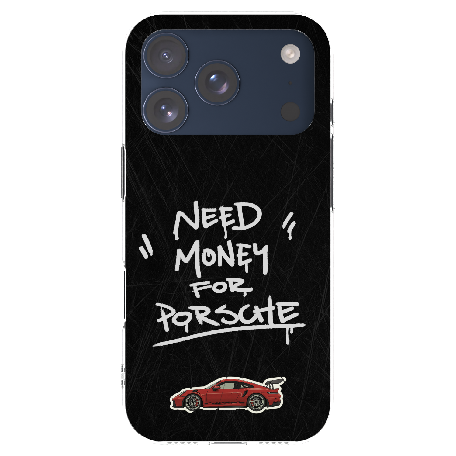 Picasee silikonska prozirna maskica za Apple iPhone 17 Pro - Dark Racer