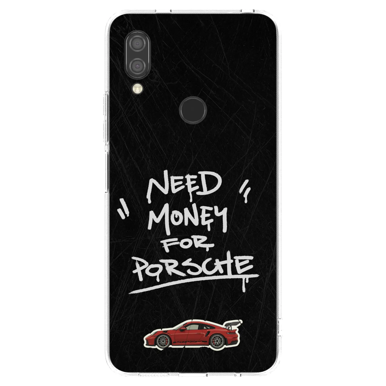 Picasee silikonska prozirna maskica za Xiaomi Redmi 7 - Dark Racer
