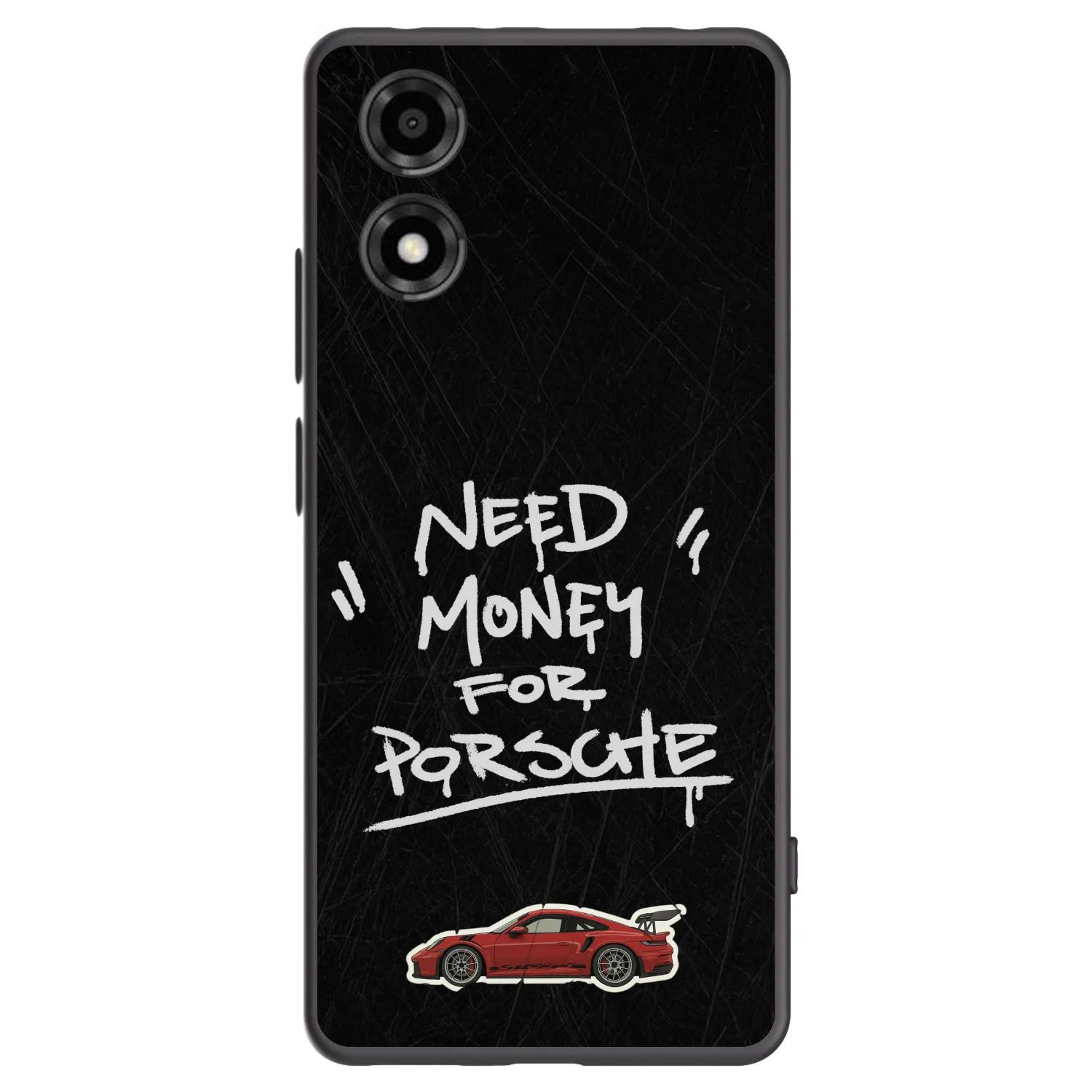 Picasee crna silikonska maskica za Motorola Moto E14 - Dark Racer