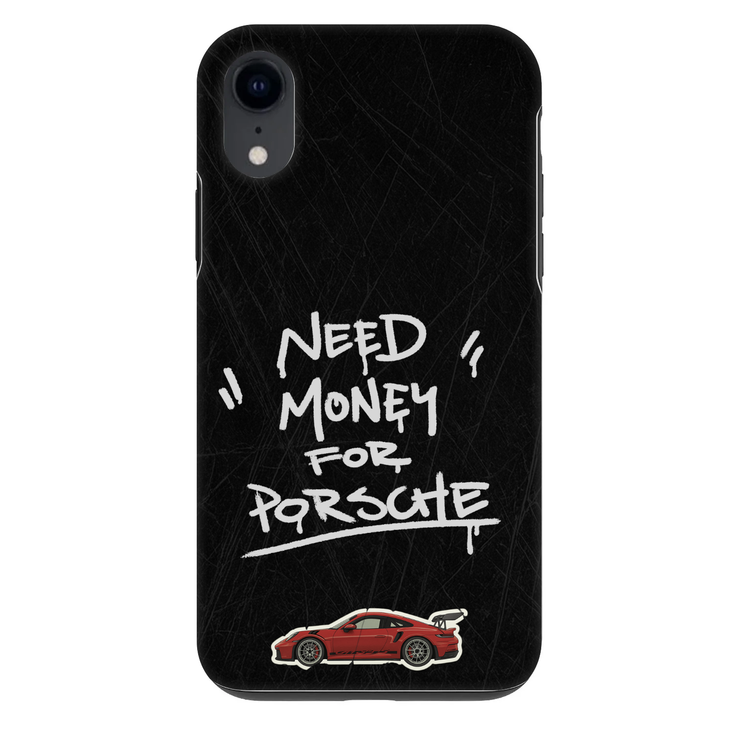 Picasee Fashion Case za Apple iPhone XR - Dark Racer