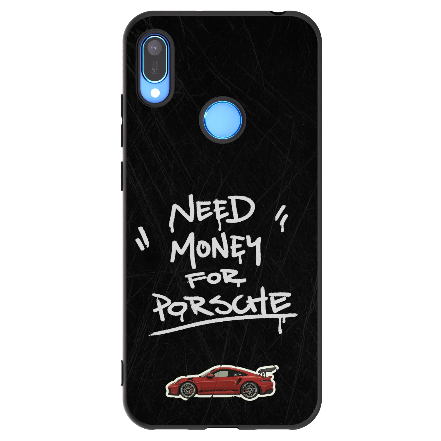 Picasee crna silikonska maskica za Huawei Y6 2019 - Dark Racer