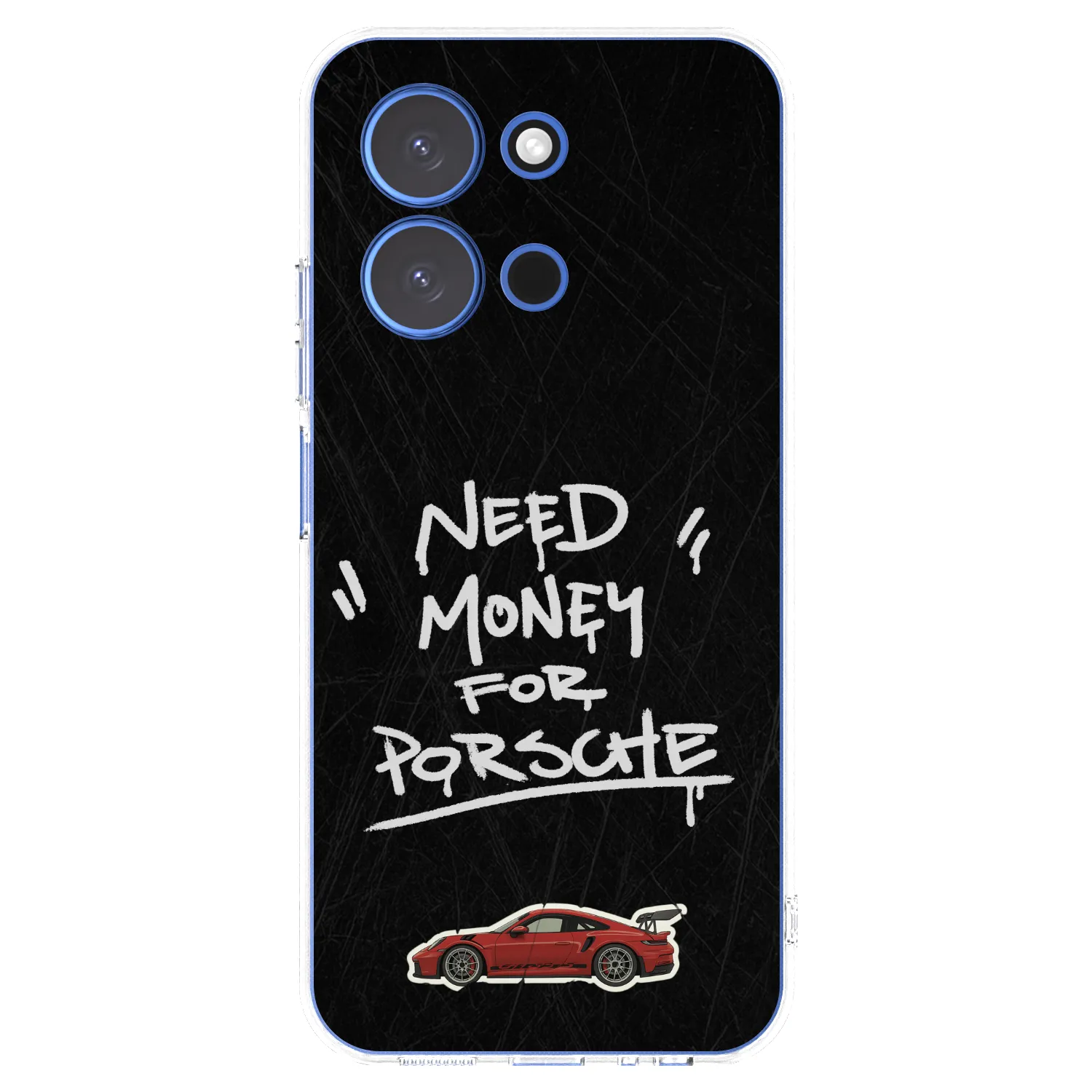 Picasee silikonska prozirna maskica za Xiaomi Redmi 15C 4G - Dark Racer
