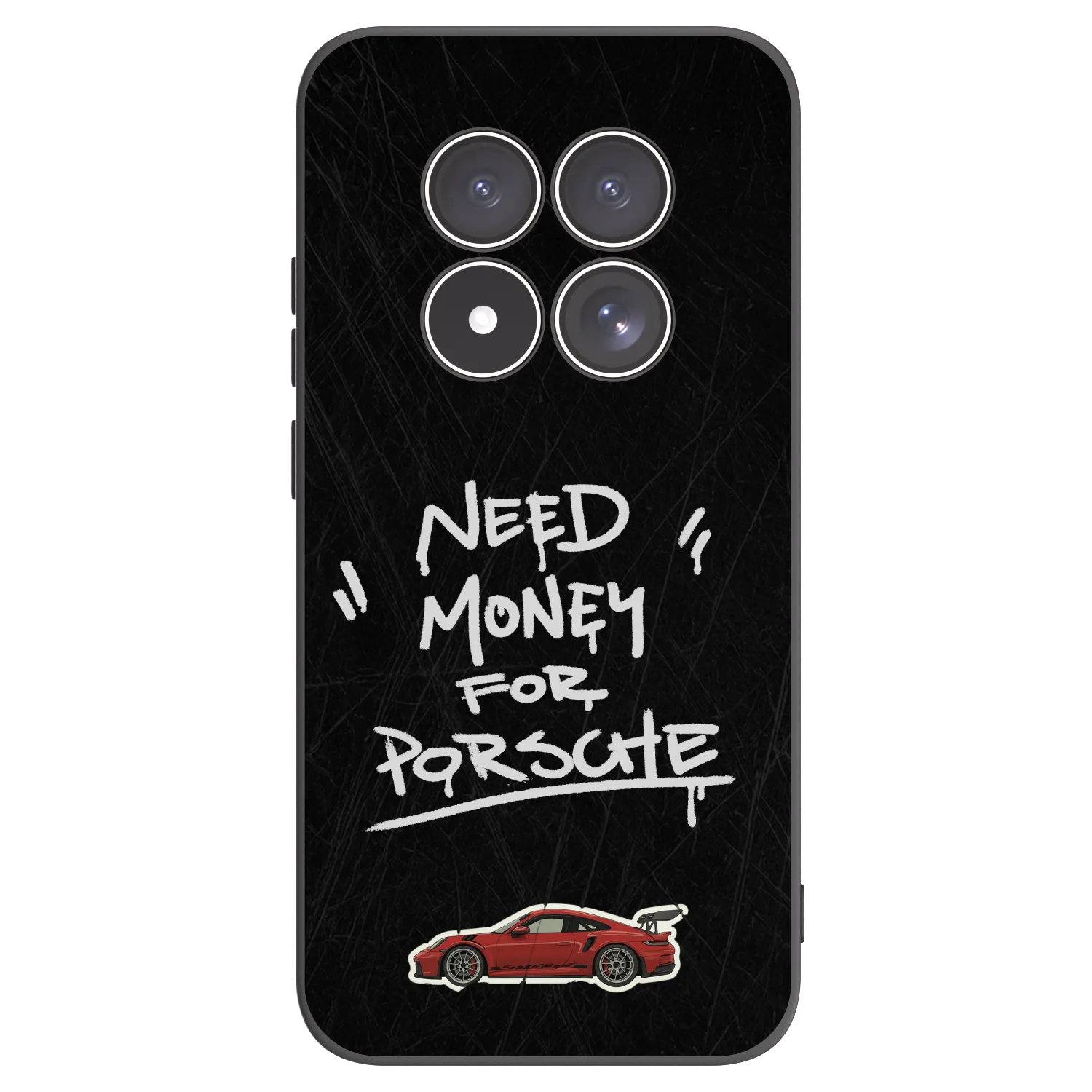 Picasee crna silikonska maskica za Xiaomi Redmi Note 15 Pro 4G - Dark Racer