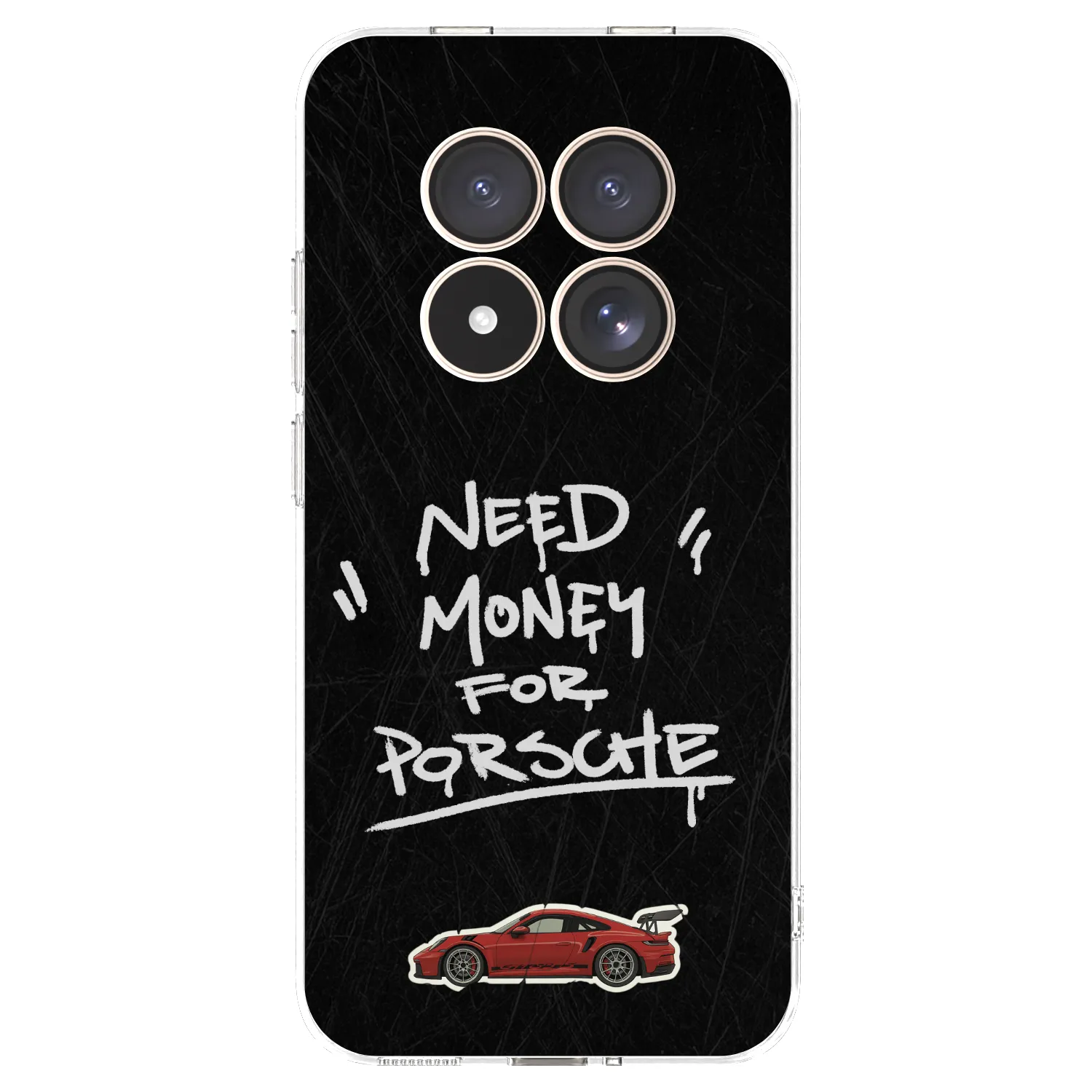 Picasee silikonska prozirna maskica za Xiaomi Redmi Note 15 Pro 4G - Dark Racer