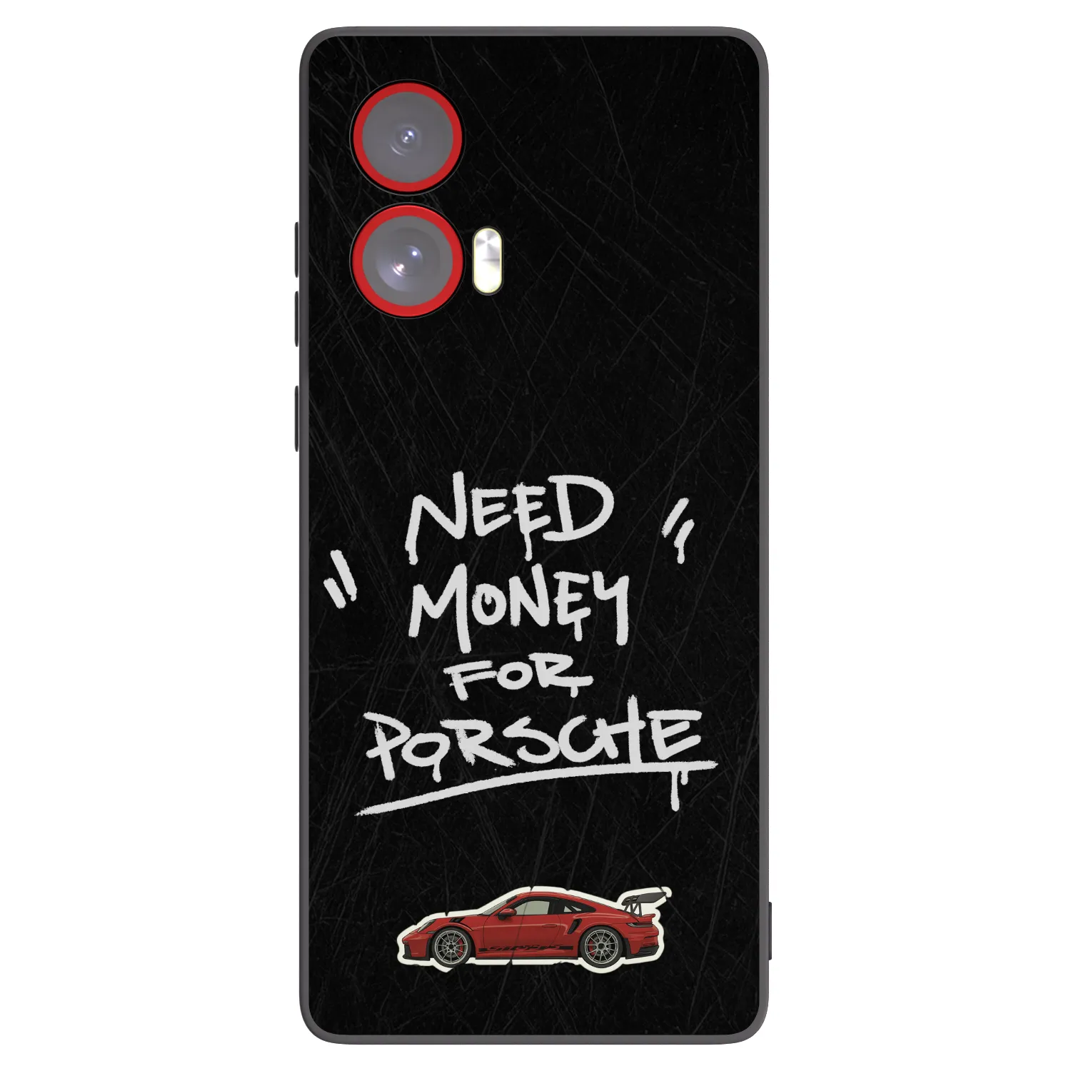 Picasee crna silikonska maskica za Motorola Edge 50 Fusion - Dark Racer