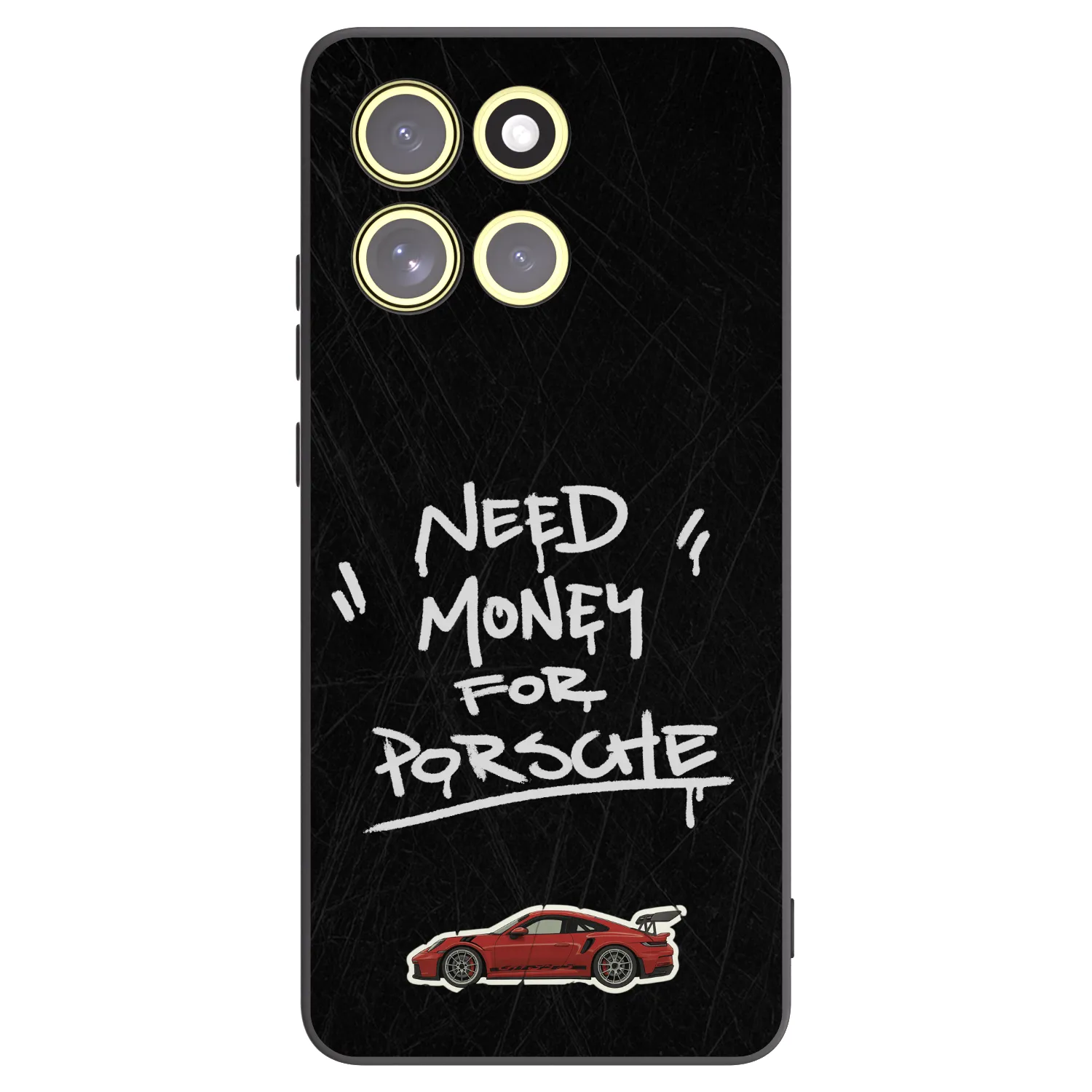 Picasee crna silikonska maskica za Motorola Moto G86 Power 5G - Dark Racer
