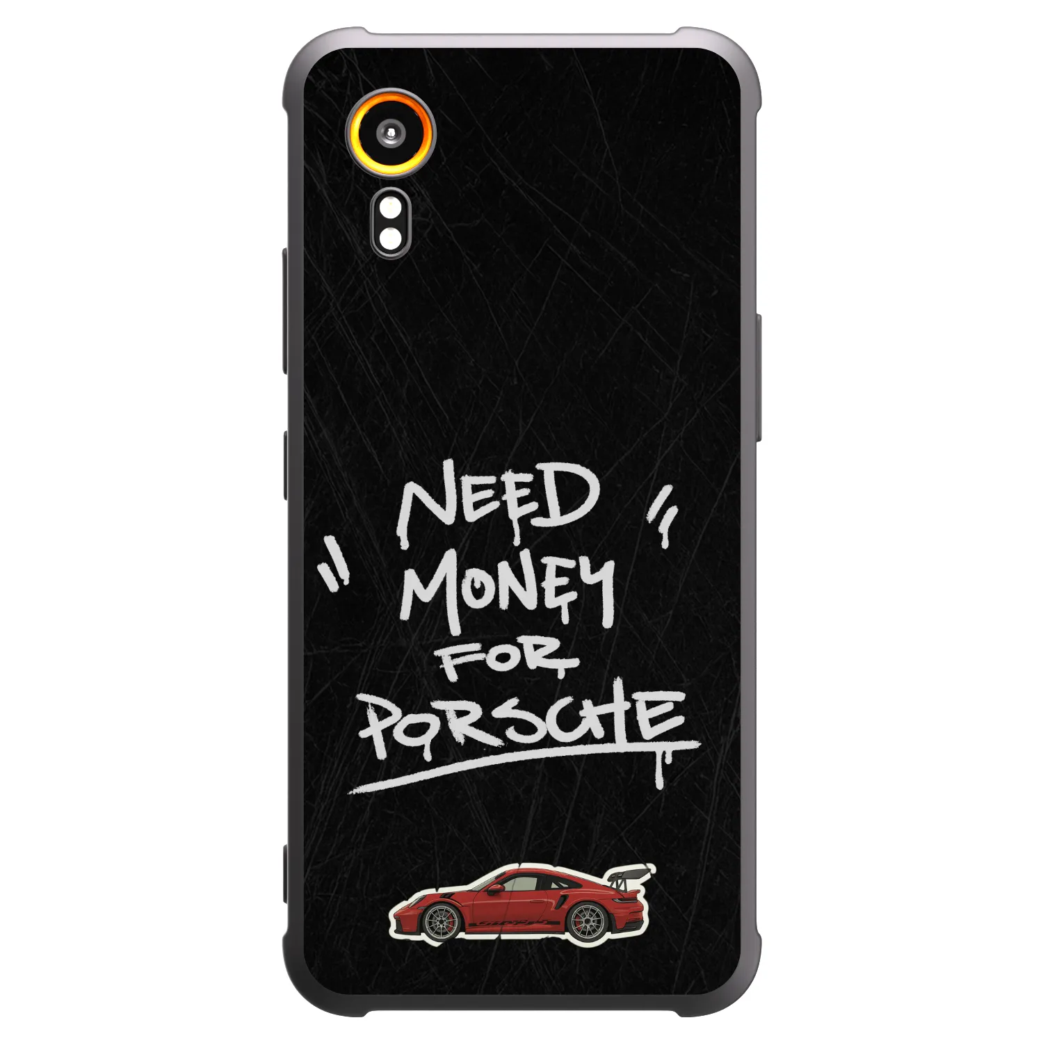 Picasee crna silikonska maskica za Samsung Galaxy Xcover 7 - Dark Racer