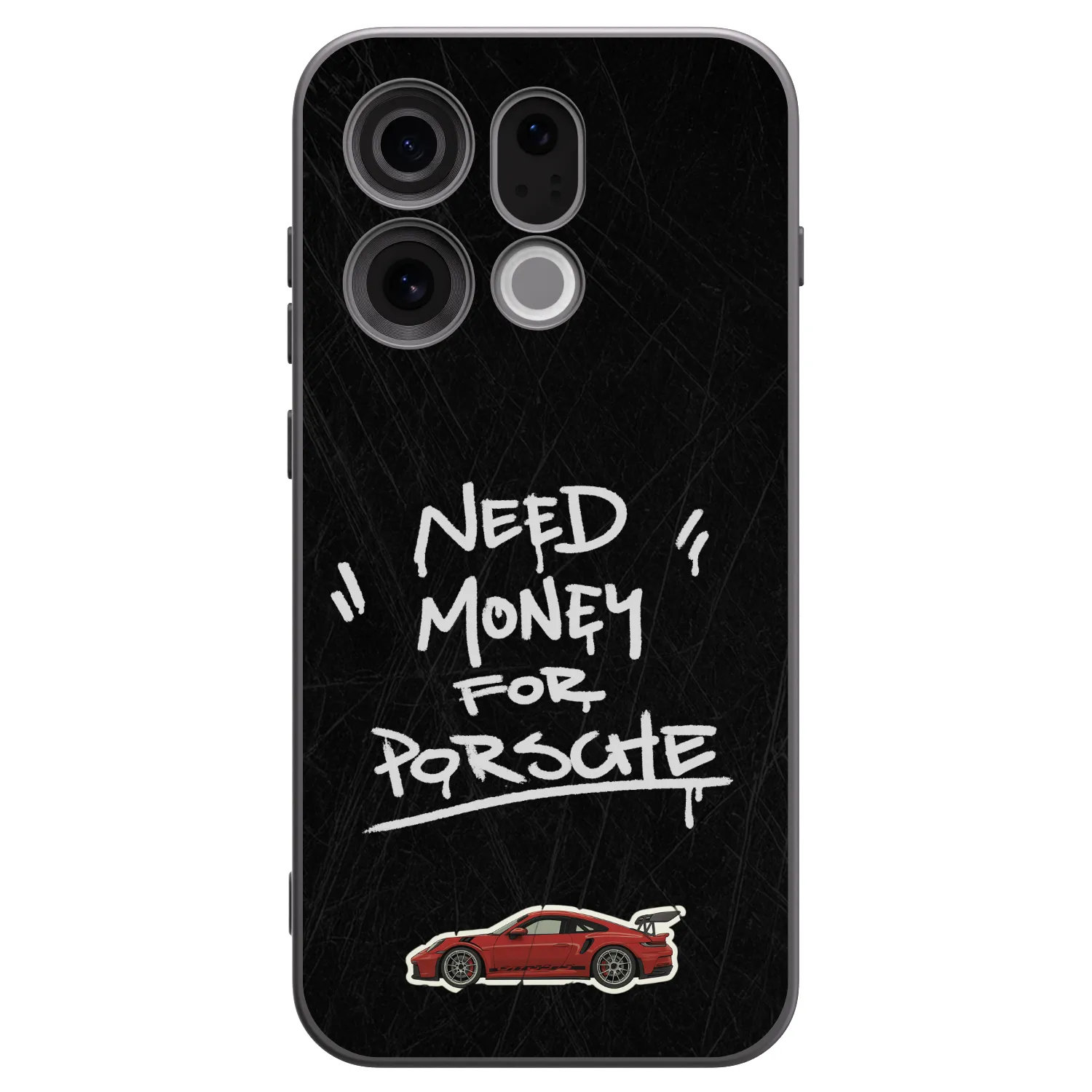 Picasee crna silikonska maskica za OPPO Find X9 - Dark Racer