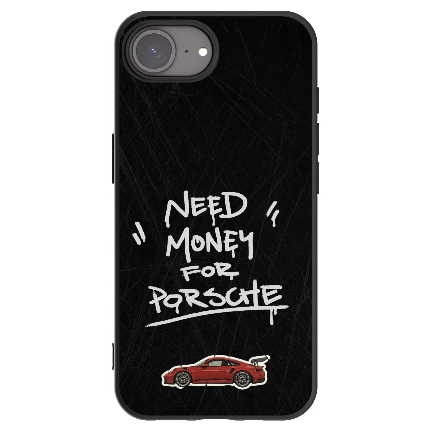 Picasee crna silikonska maskica za Apple iPhone 17e - Dark Racer