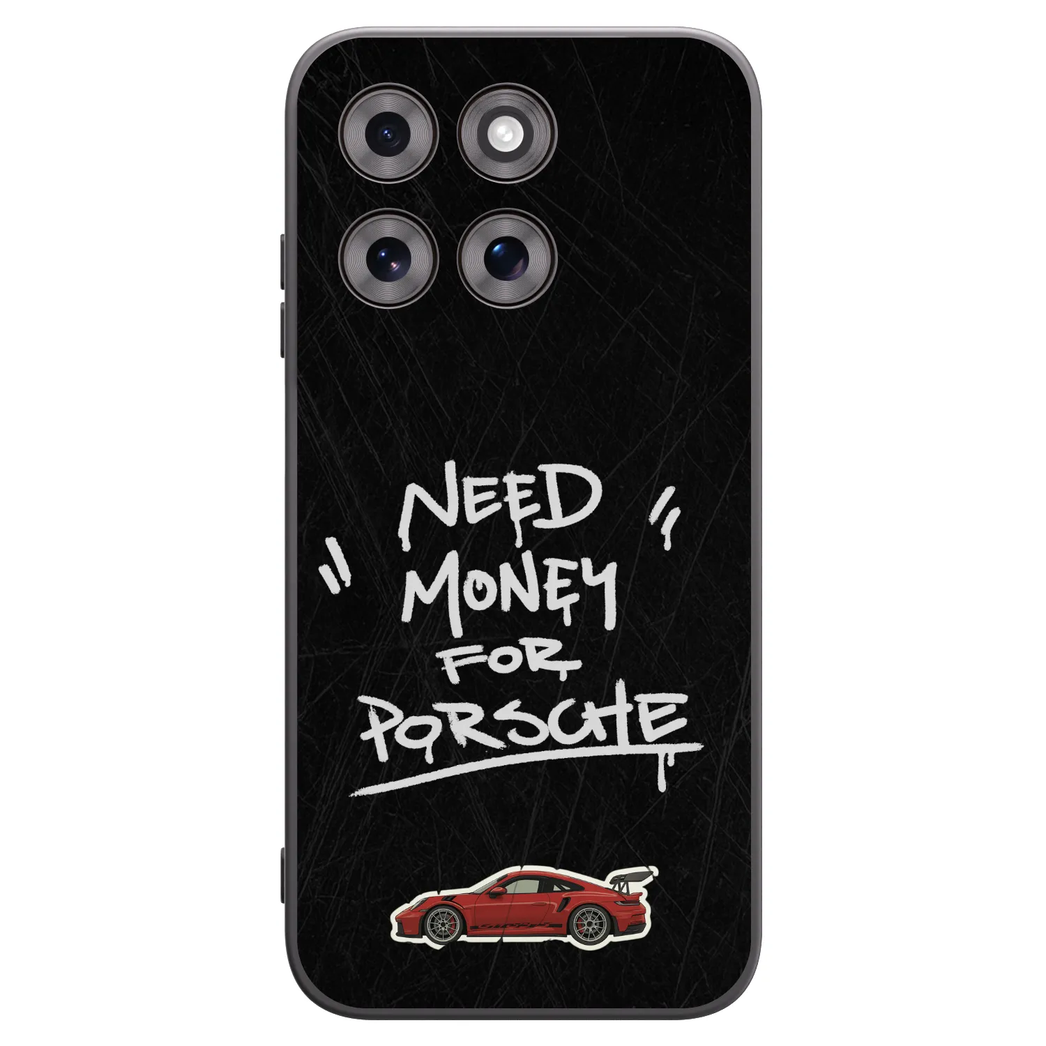 Picasee crna silikonska maskica za Motorola Moto G77 - Dark Racer