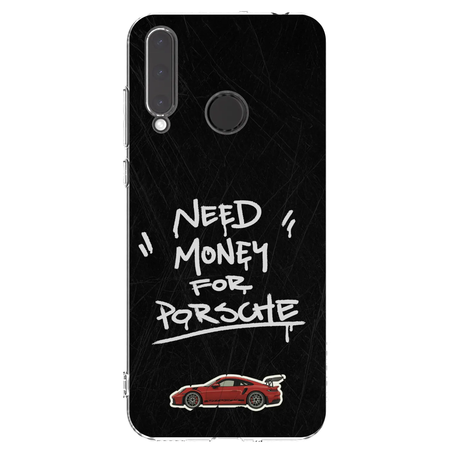 Picasee silikonska prozirna maskica za Honor 20 Lite - Dark Racer