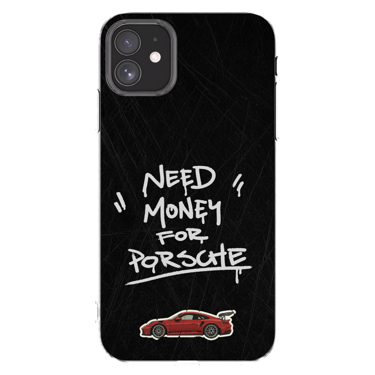 Picasee silikonska prozirna maskica za Apple iPhone 11 - Dark Racer