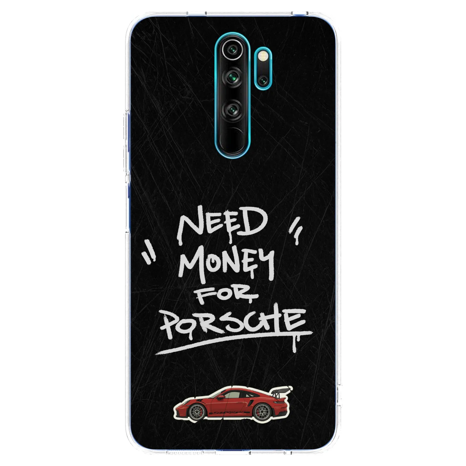 Picasee silikonska prozirna maskica za Xiaomi Redmi Note 8 Pro - Dark Racer