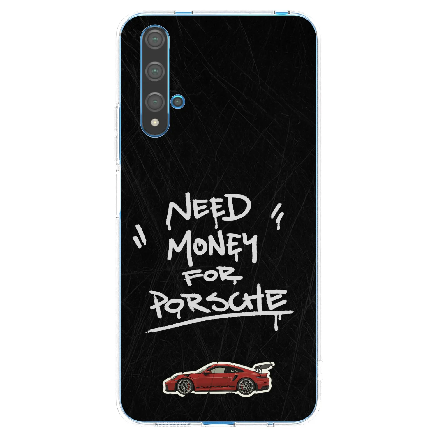 Picasee silikonska prozirna maskica za Huawei Nova 5T - Dark Racer