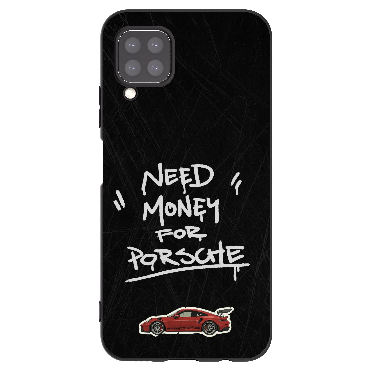 Picasee crna silikonska maskica za Huawei P40 Lite - Dark Racer