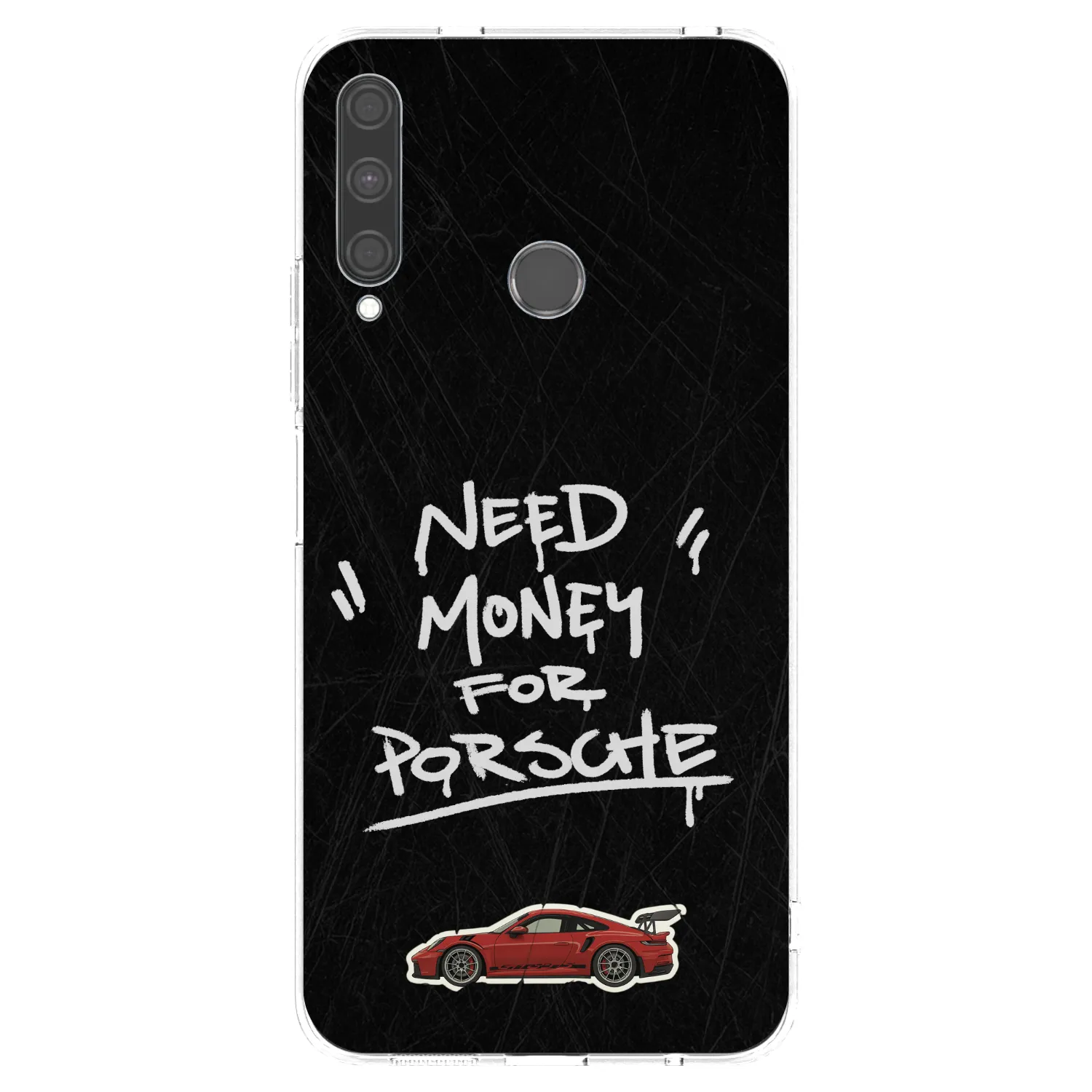 Picasee silikonska prozirna maskica za Huawei P40 Lite E - Dark Racer