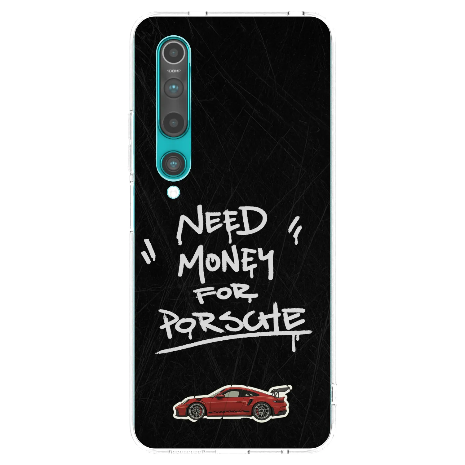 Picasee silikonska prozirna maskica za Xiaomi Mi 10 - Dark Racer