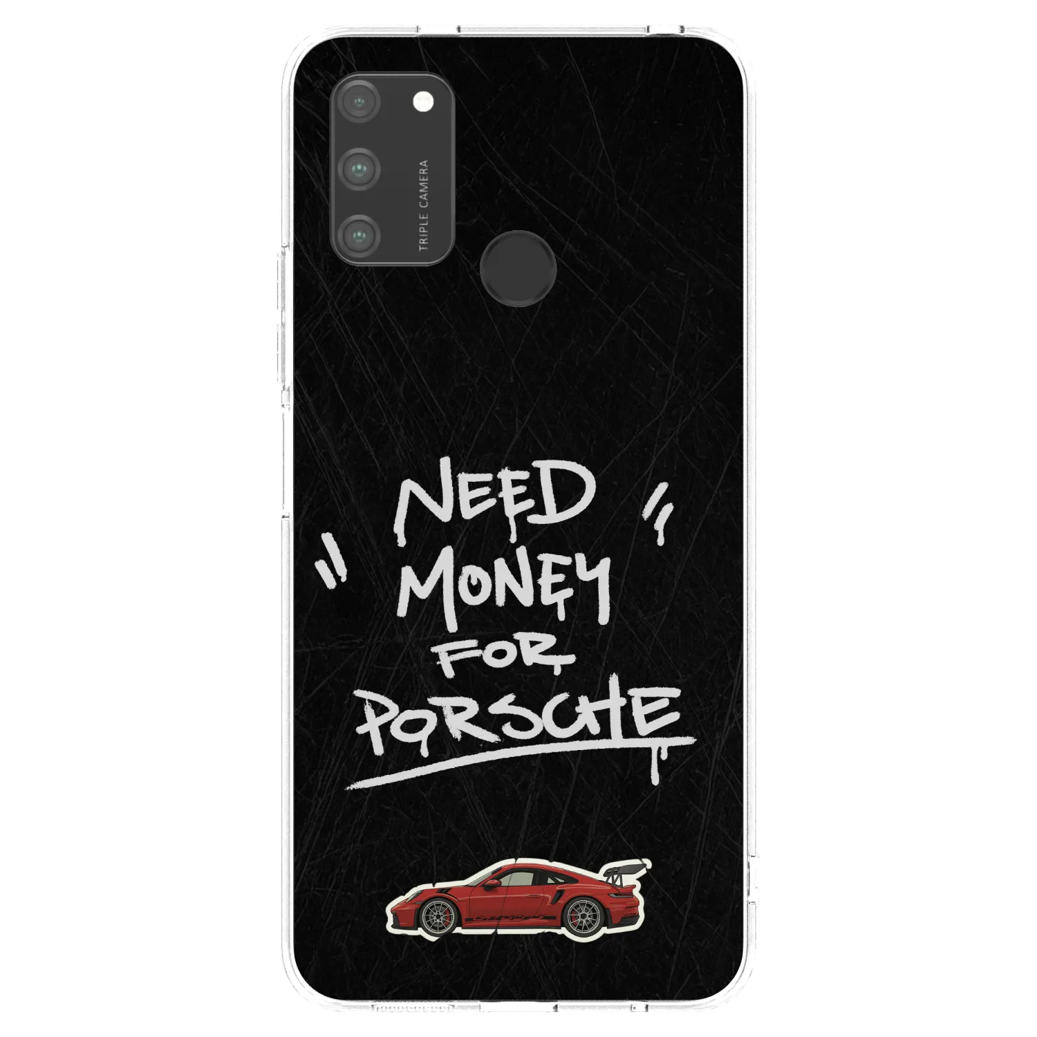 Picasee silikonska prozirna maskica za Honor 9A - Dark Racer