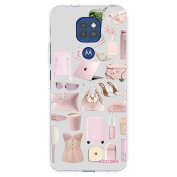 Picasee silikonska prozirna maskica za Motorola Moto G9 Play - Glam Babe