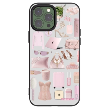 Picasee crna silikonska maskica za Apple iPhone 13 Pro Max - Glam Babe