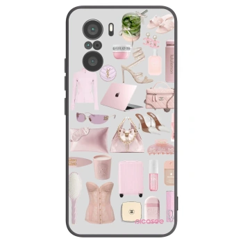 Picasee crna silikonska maskica za Xiaomi Poco F3 - Glam Babe