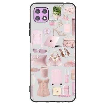 Picasee crna silikonska maskica za Samsung Galaxy A22 A226B 5G - Glam Babe