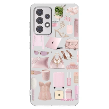 Picasee silikonska prozirna maskica za Samsung Galaxy A52s 5G A528B - Glam Babe