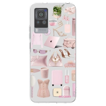 Picasee silikonska prozirna maskica za Vivo X60 Pro 5G - Glam Babe