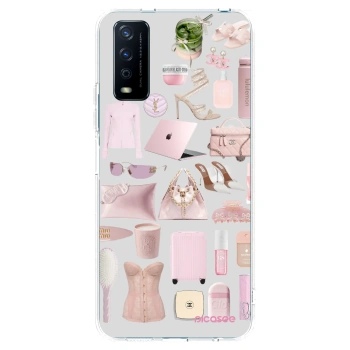 Picasee silikonska prozirna maskica za Vivo Y11s - Glam Babe