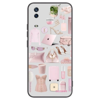Picasee crna silikonska maskica za Vivo Y11s - Glam Babe