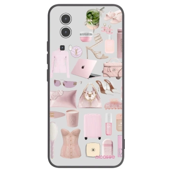 Picasee crna silikonska maskica za Vivo Y72 5G - Glam Babe