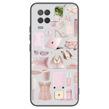 Picasee crna silikonska maskica za Realme 8 5G - Glam Babe