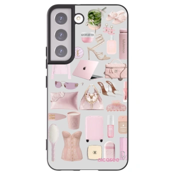 Picasee crna silikonska maskica za Samsung Galaxy S22 5G - Glam Babe
