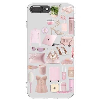 Picasee silikonska prozirna maskica za Apple iPhone 7 Plus - Glam Babe