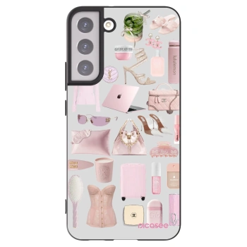 Picasee crna silikonska maskica za Samsung Galaxy S22+ 5G - Glam Babe