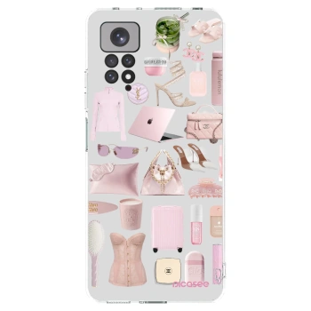 Picasee silikonska prozirna maskica za Xiaomi Redmi Note 11 - Glam Babe