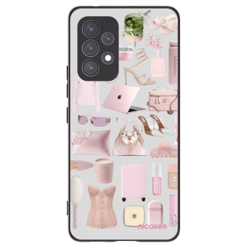 Picasee crna silikonska maskica za Samsung Galaxy A53 5G A536 - Glam Babe