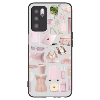 Picasee crna silikonska maskica za OPPO A16s - Glam Babe