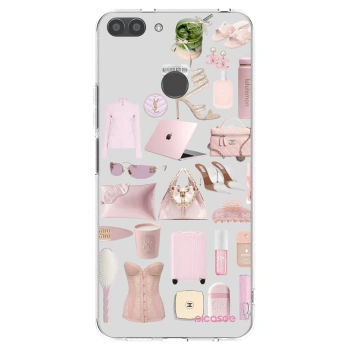 Picasee silikonska prozirna maskica za Huawei P Smart - Glam Babe