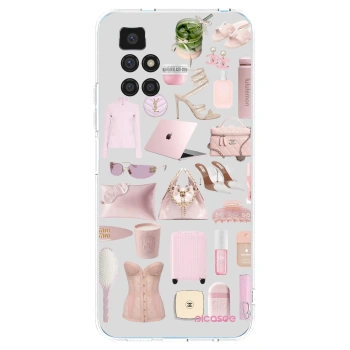 Picasee silikonska prozirna maskica za Xiaomi Redmi 10 (2022) - Glam Babe