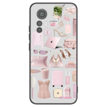 Picasee crna silikonska maskica za Xiaomi 12 Lite - Glam Babe