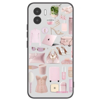 Picasee crna silikonska maskica za Xiaomi Redmi A1 - Glam Babe