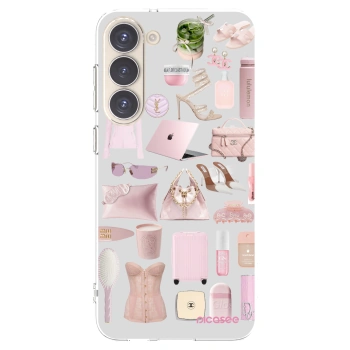 Picasee silikonska prozirna maskica za Samsung Galaxy S23+ 5G - Glam Babe