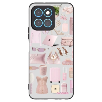 Picasee crna silikonska maskica za Honor X8 5G - Glam Babe
