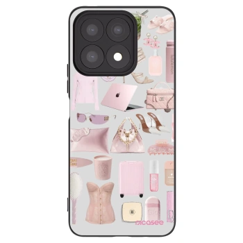 Picasee crna silikonska maskica za Honor X8a - Glam Babe