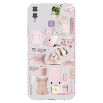 Picasee silikonska prozirna maskica za Honor 8X - Glam Babe