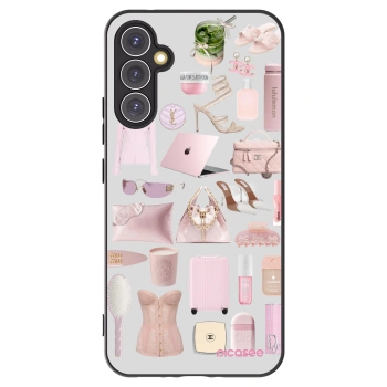 Picasee crna silikonska maskica za Samsung Galaxy A34 5G A346B - Glam Babe